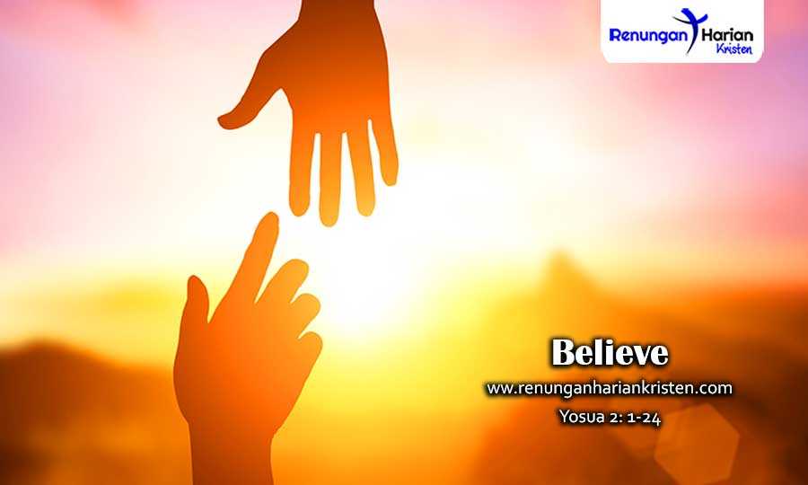 Renungan Harian Remaja Yosua 2: 1-24 | Believe