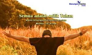Khotbah-Kristen-Markus-12-41-44-Semua-adalah-milik-Tuhan