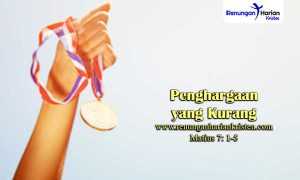 Renungan-Harian-Matius-7-1-5-Penghargaan-yang-Kurang
