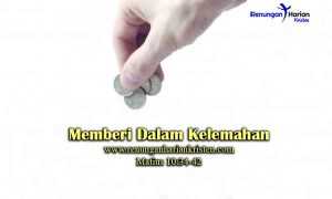 Renungan-Matius-10-34-42-Memberi-Dalam-Kelemahan