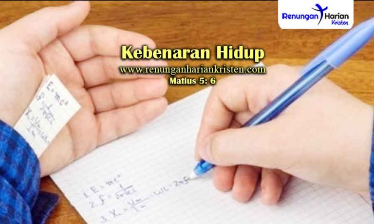 renungan kristen air hidup markus 6 53 56